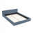 Queen Size Upholstered Bed Frame with Chenille fabric-1983775709