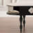 Light luxury marble solid wood coffee table