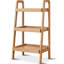 Banc de rangement Beech Bibliothèque en chêne massif. Conception classique, stabilité accrue. Polyvalent, portatif. Facile à assembler. Jaune. 17,37 po de profondeur, 12,67 po de largeur, 31,14 po de hauteur, 14,55 lb
