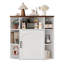 Armoire de rangement d'angle 33 "avec station de charge-132295543