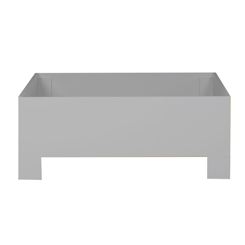 Emilia Standard Bed, Light Gray, Twin