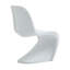 Chaise Modholic Wave, blanc brillant (ensemble de 4)-2100182710