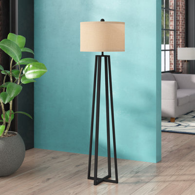 Caenada 62'' Black Traditional Floor Lamp