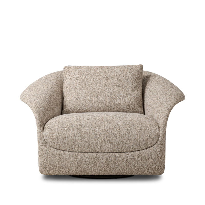 Ezra Swivel Armchair, Yuma Dove