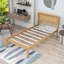 Lit plateforme en bois avec tête de lit Citarelli-1072113704