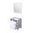 Dark Grey Bath Vanity 30 In. W X 22 In. D, And 28 In. Mirror-117984780