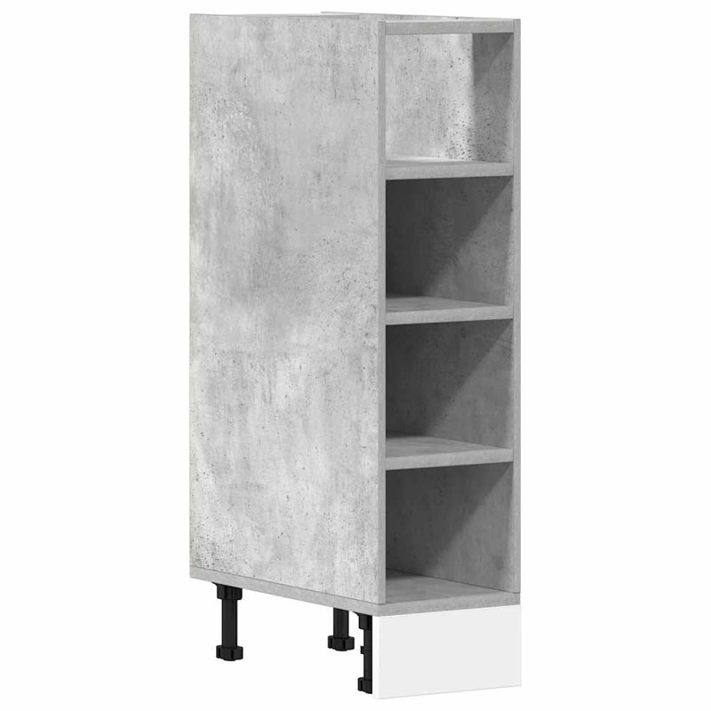 Stamatis Bottom Cabinet Riga 20x44.5x81.5 cm Engineered Wood, Concrete Grey