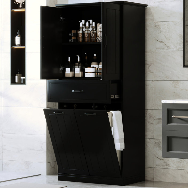 Armoire de salle de bain Home, Noir
