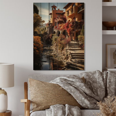 Fauvisme espagnol Hacienda II espagnol sur bois