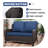 Wicker Outdoor Patio Loveseat-295267894