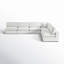Canapé modulaire rembourré 6 pièces Jossa-1326085822