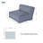 Polyester Bean Bag Lounger