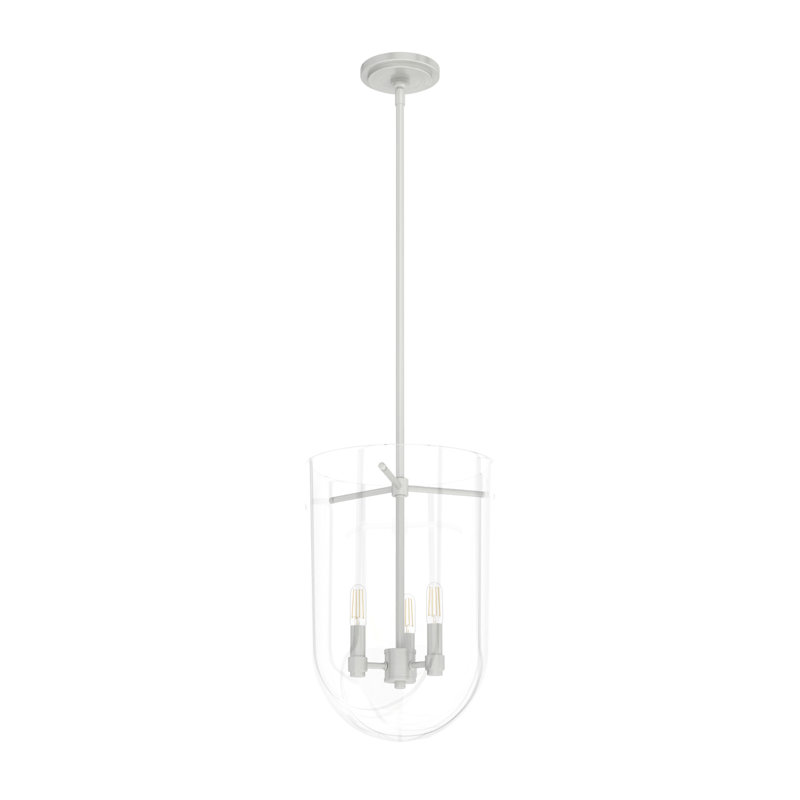 Sacha 3 - Light Urn Pendant, Brushed Nickel