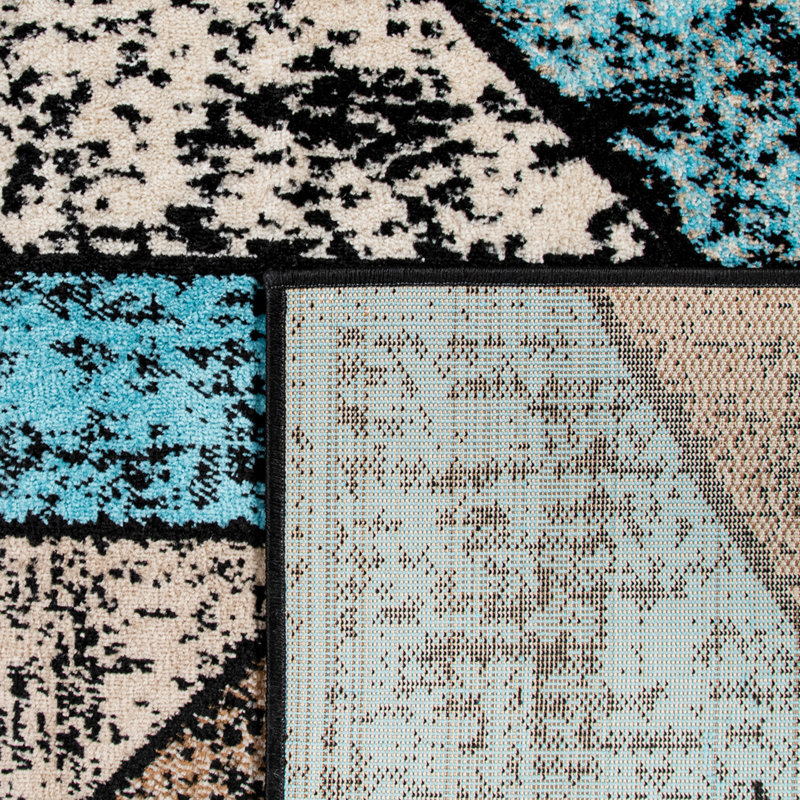 Burke Geometric Area Rug, Rectangle 240 x 340cm