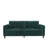 Perdue 81.5" Velvet Square Arm Convertible Sofa-1134429063