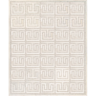 Galaxy Cowhide Geometric Indoor Rug