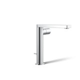 Single-Handle Bathroom Faucet with Drain Assembly