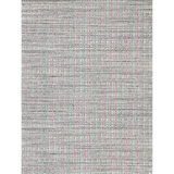 Hand Knotted Geometric Area Rug in Pink/Silver