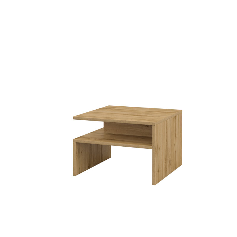 Nesrine Sled Coffee Table with Storage, Natural