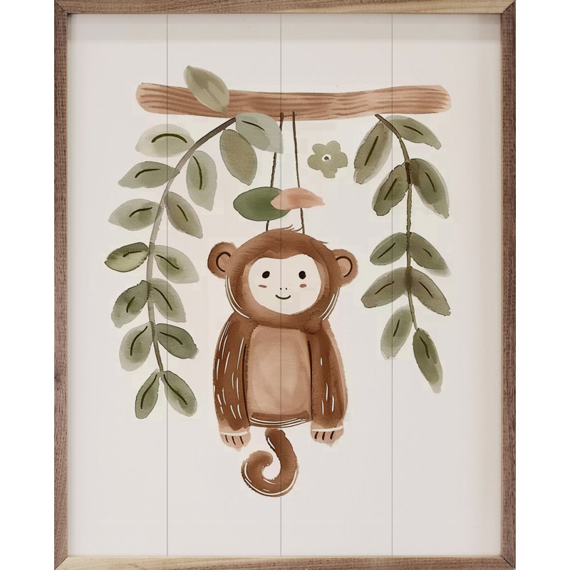 Singe Safari Nursery III, H 40 po x l 32 po