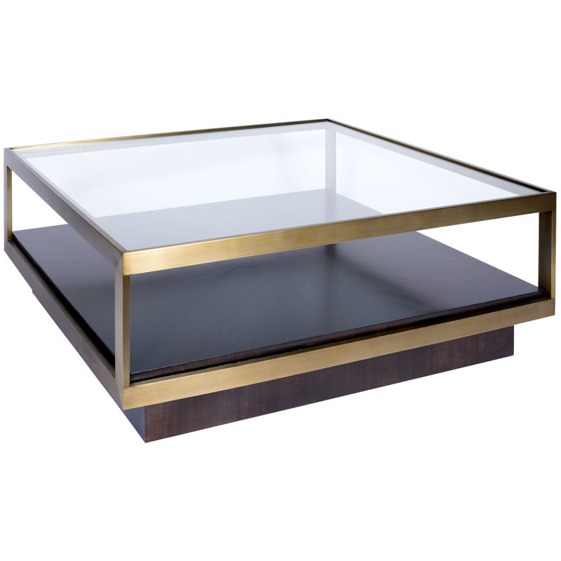 Table basse avec rangement Michael Weiss Rosco, Gris colombe