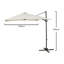 Aimil Rectangular 8 - Person 180cm Long Dining Set with Cushions and Premium LED Parasol-457416167-457416166
