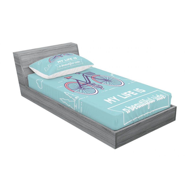 Microfiber Sheet Set, Twin XL Sheet Set with Fitted Sheet