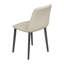 Chaises de salle à manger confort, pieds en cuir reconstitué kaki, ensemble de cuisine moderne-1274398659