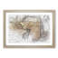 Deer Stag in an Autumn Forest - Picture Frame Graphic Art Print-56734777-56734778