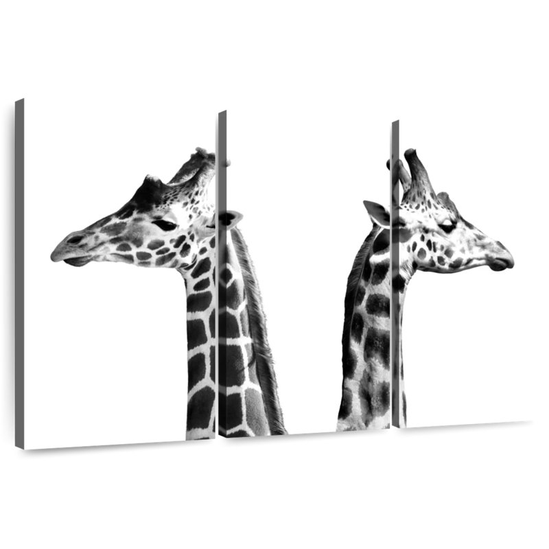 Brampt Giraffe Opposition, 20" H x 33" W