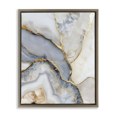 Cadre flottant scintillant d'agate, design par Svetlana Aleynikova