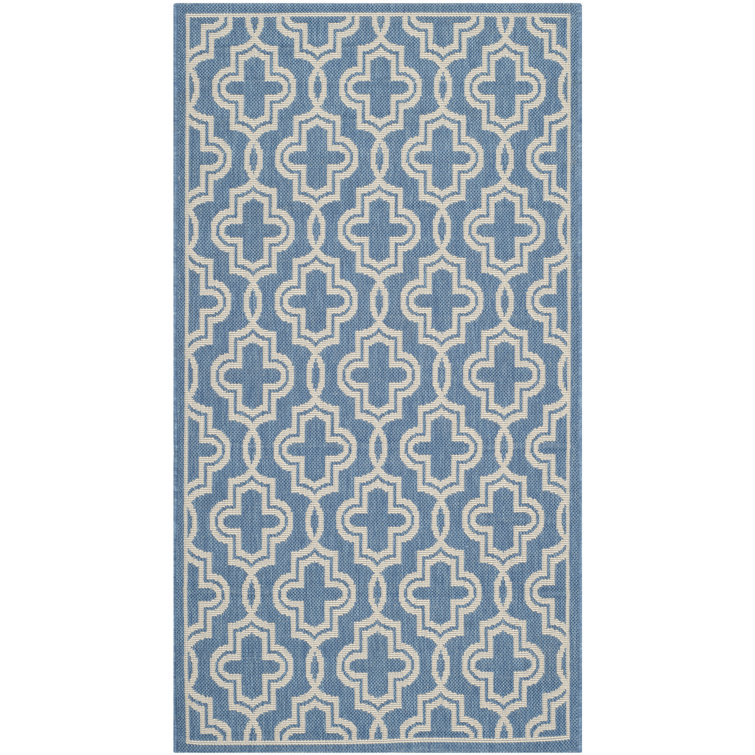 Jahliyah Beige/Blue Area Rug
