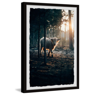 Grazing Before Sunrise 1 Piece Single Picture Frame Wall Art