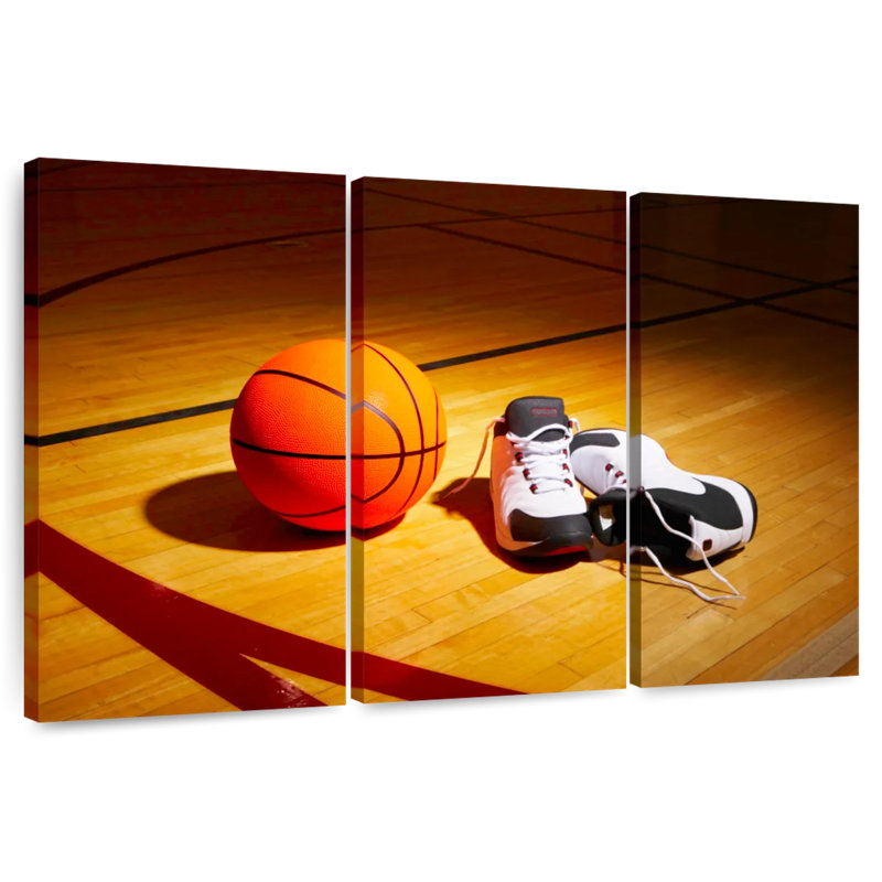 Sireci Basketball And Shoes, 32" H x 50" W