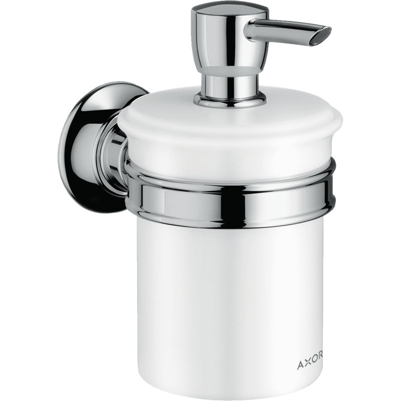 Montreux Glass Soap Dispenser, Chrome