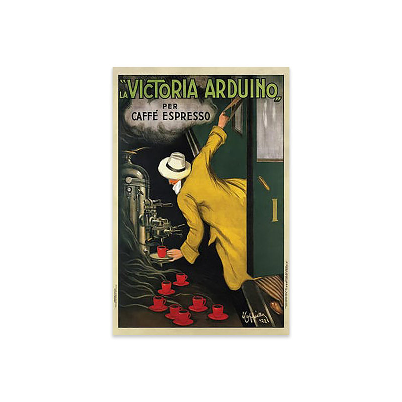 Victoria Arduino, 1922 par Leonetto Cappiello - Publicité sans cadre, H 24 po x l 16 po x P 0,25 po