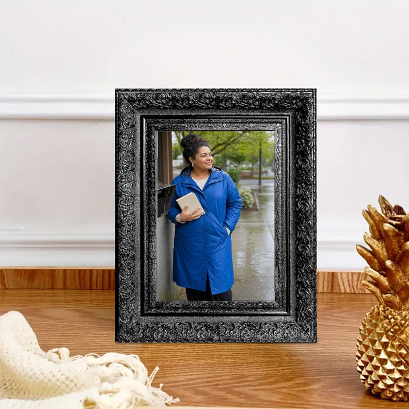 Cadre photo noir 1PC 11 "x 14" avec devant en plexiglas noir