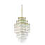 Dolce 7 - Light Unique / Statement Tiered Chandelier with Crystal Accents