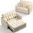 Brittany  3 in 1 Pull Out Sofa Bed with Adjustable Backrest, 70" Convertible Loveseat Velvet Sleeper Sofa with USB Port, Side Pockets & Cylinder Pillows for Living Room Apartment-1922630958