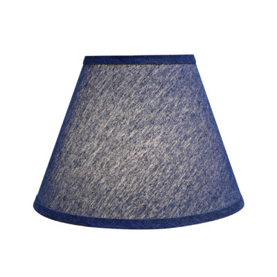 9'' H Denim Fabric Empire Lamp Shade