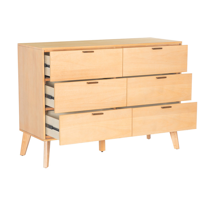 Commode double 6 tiroirs l 50 po Mathiatis, Tanné