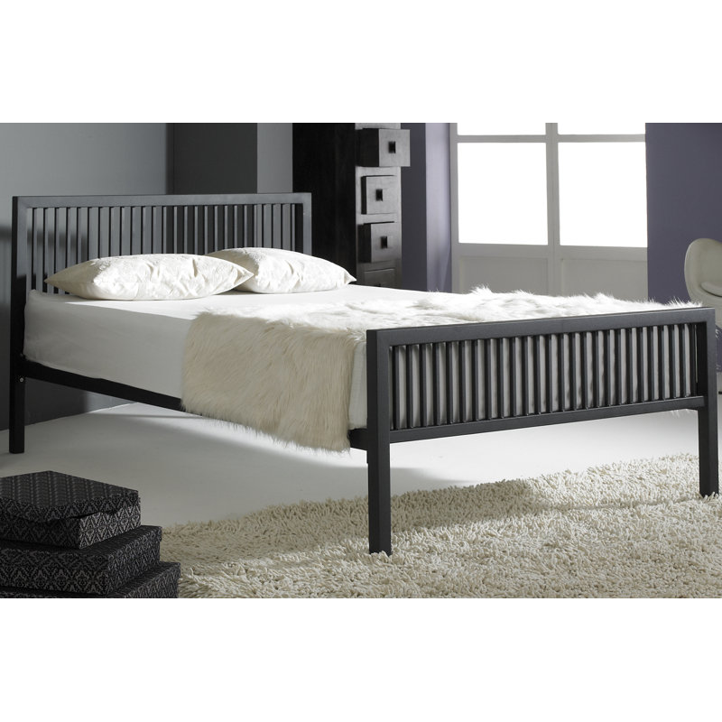 Linwood Metal Bed, Black, Double (4'6)