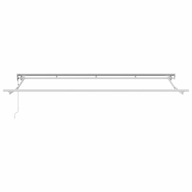 Awning Frame Retractable Anthracite, 400cm W x 200cm D, White