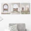 Paradise Arches Set Architecture Canvas Print by Oliver Gal, Black Frame, 16 x 20-1798372723-1798372734