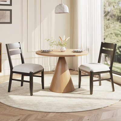 Upholstered Solid Wood Dining Chair
