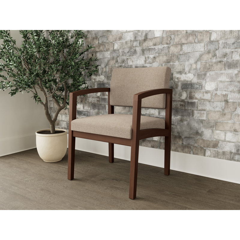 Chaise en bois Lenox, Noyer Riftwood, Limon Archetype