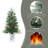 Lighted Cedar Christmas Tree