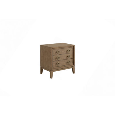 3 Drawer Nightstand With USB