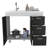 Ferretti Base Cabinet , Three Drawers, Double Door, Four Legs