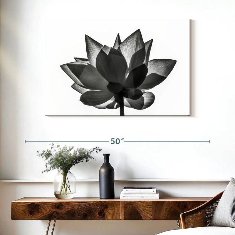 Harnek Simple Lotus, 26" H x 39" W